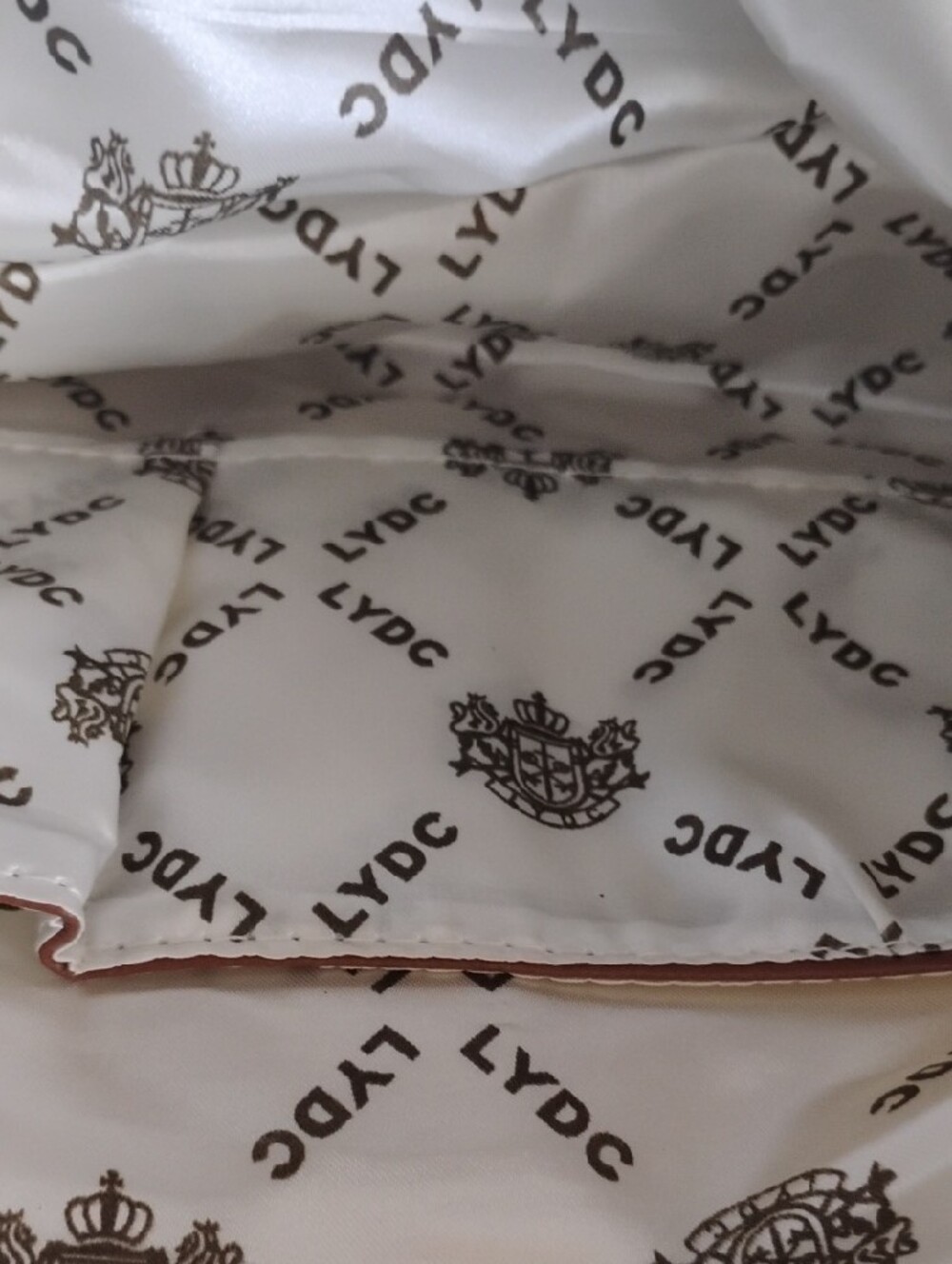 Cupcake Print Crossbody Bag in Cream. LYDC/London brand. Good Condition - Picture 10 of 10